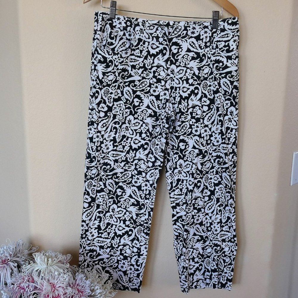 Willi Smith Black & White Pants- Size 8